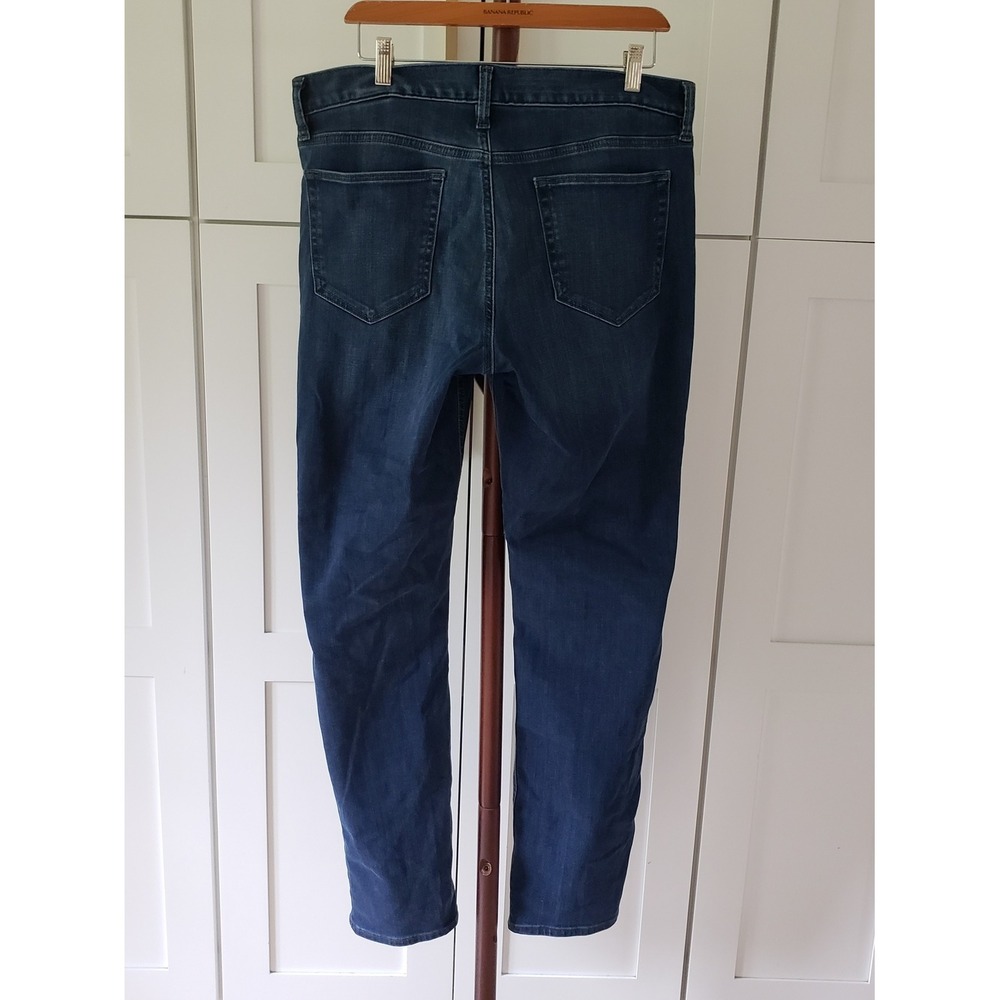 Banana Republic Traveler Jeans Mens 34x34 Dark Wash Slim Fit Denim Pants - Picture 2 of 7